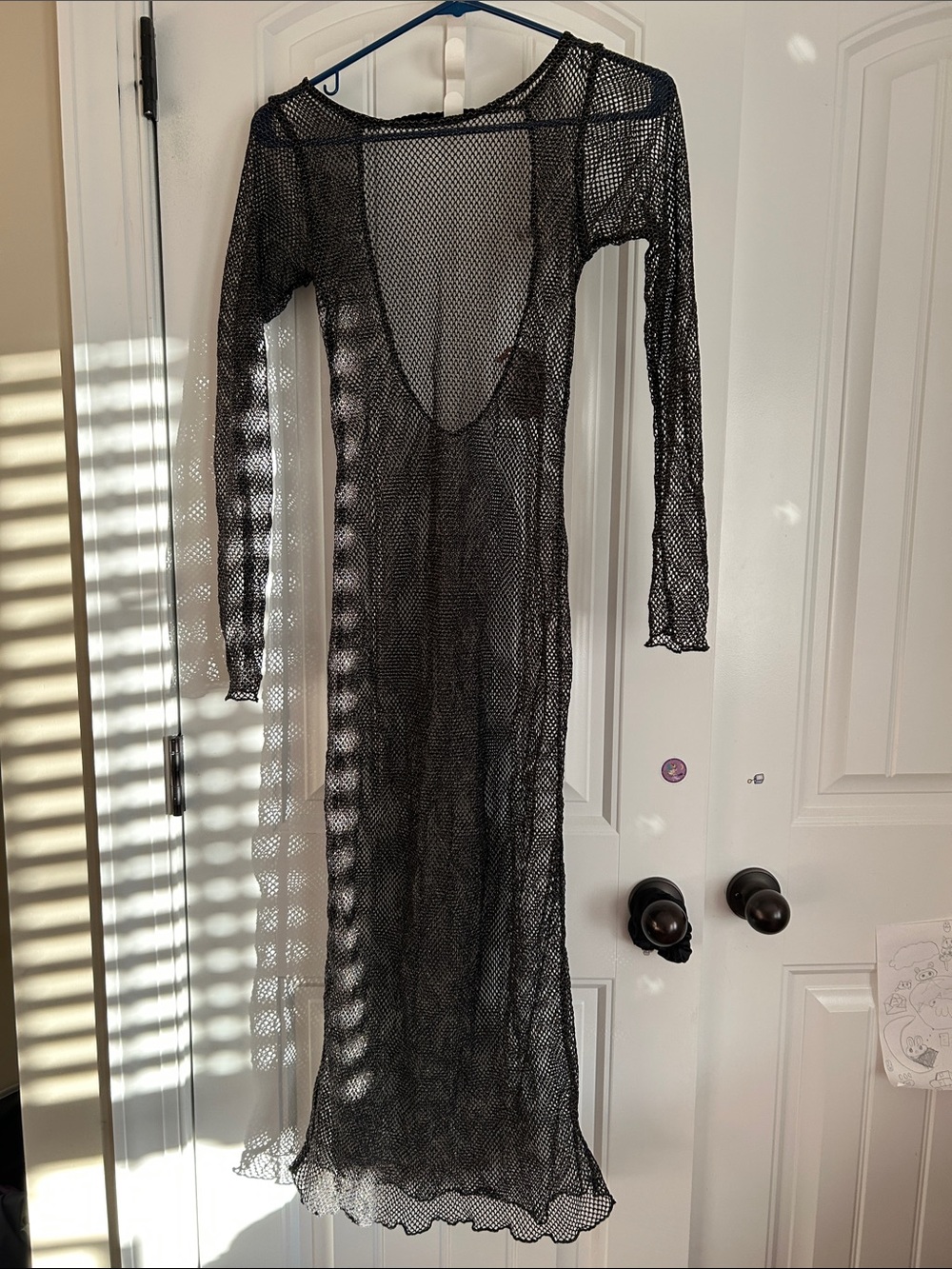 PQ Rachel sheer dress in midnight size XS/S